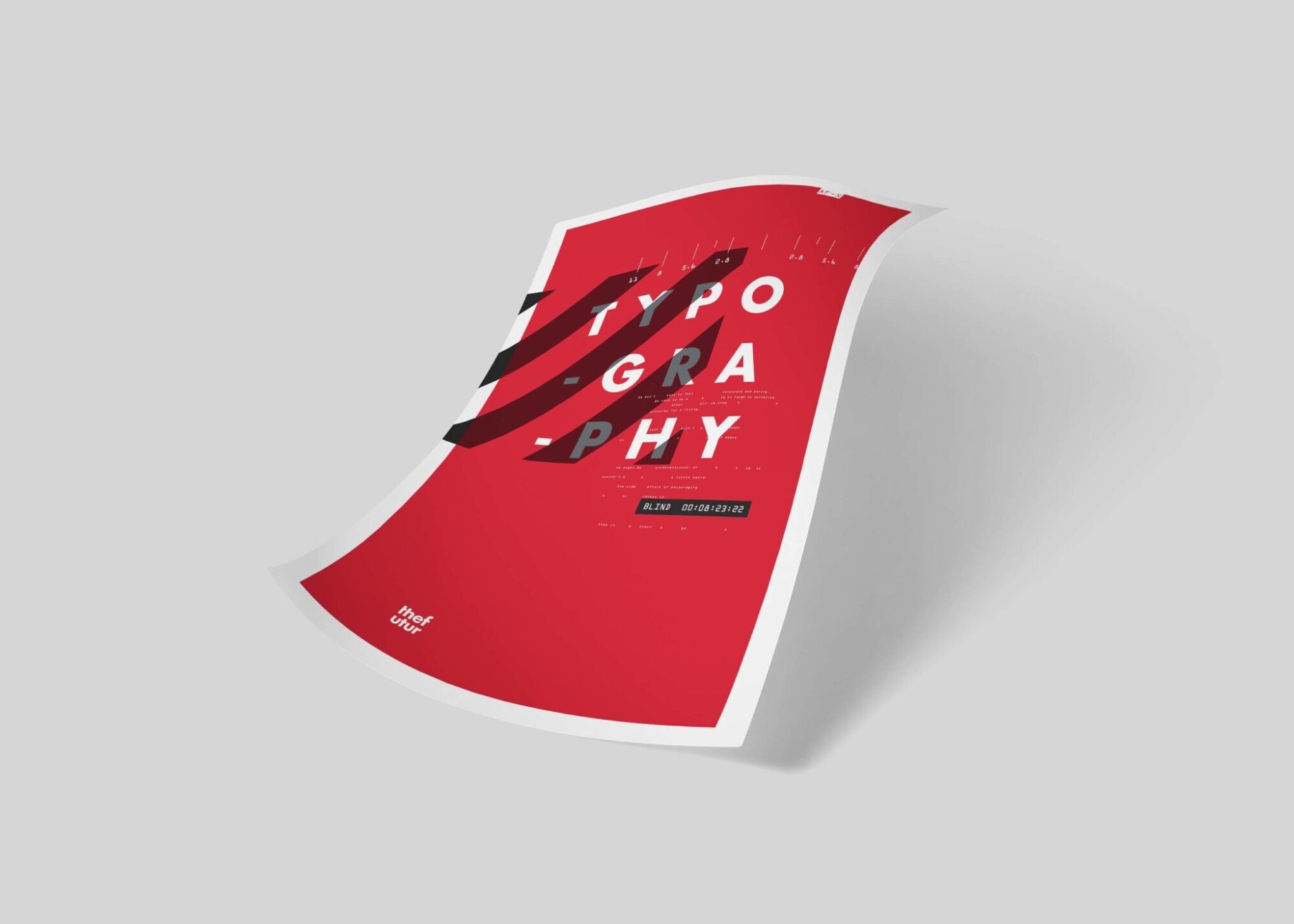 Download Free Glued Poster Mockup 1 Glued Poster Mockup