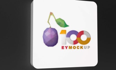Thick Plastic Logo Mockup