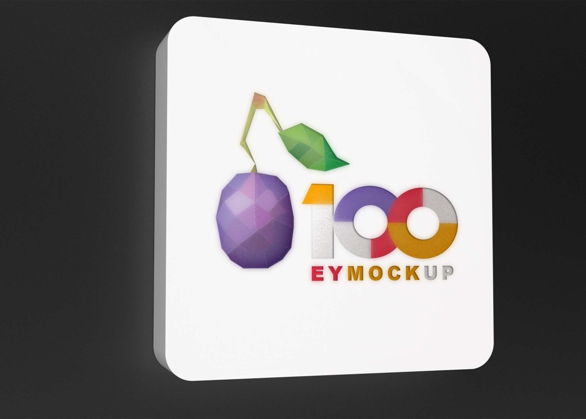 Download Free Thick Plastic Logo Mockup 3 Thick Plastic Logo Mockup