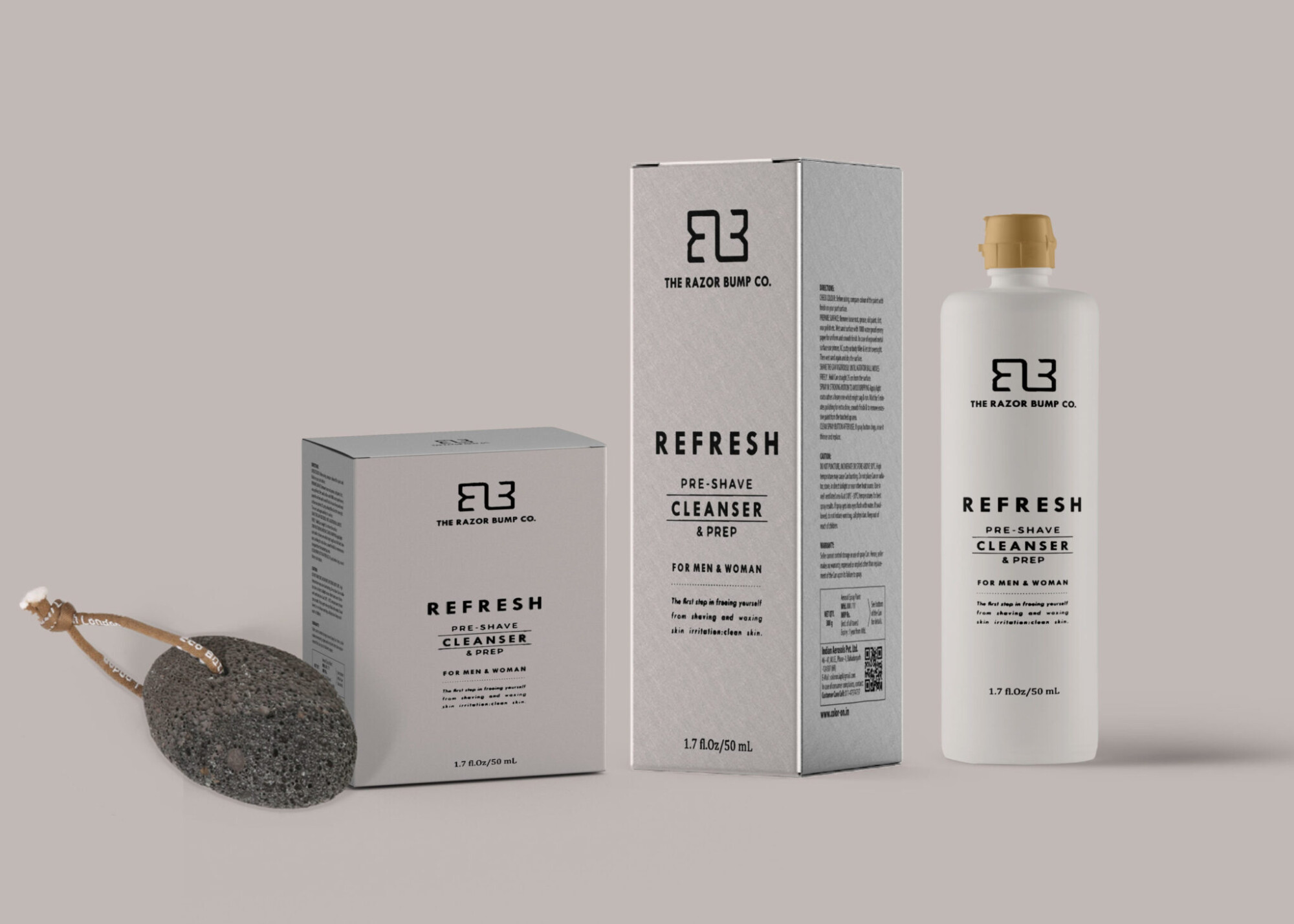 End Skin Care Packaging Mockup