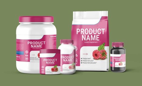 Supplement Product Bottle Mock-Up