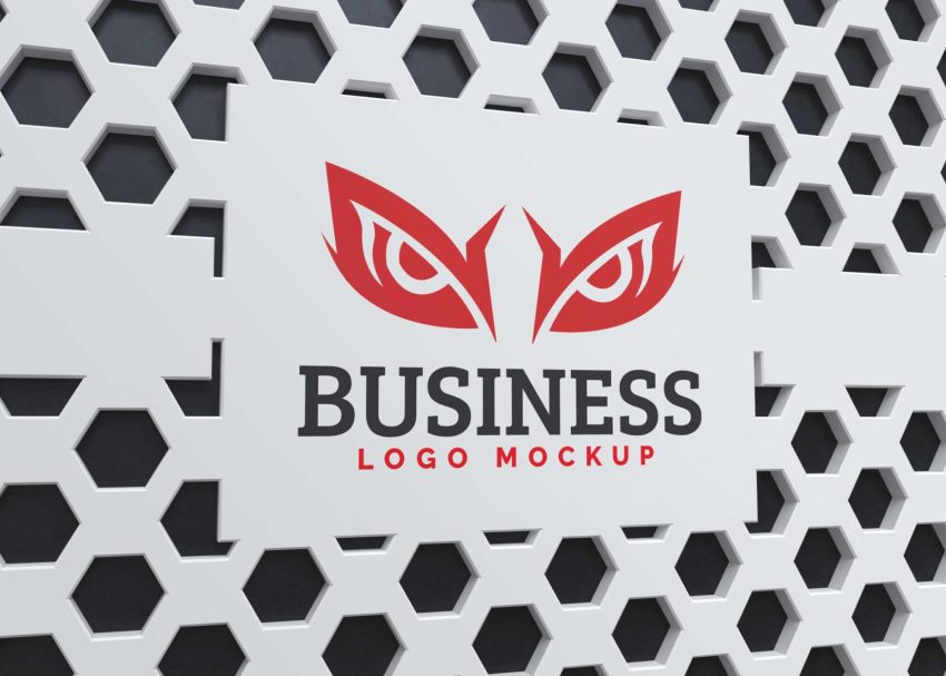 Wall Color Logo Mockup