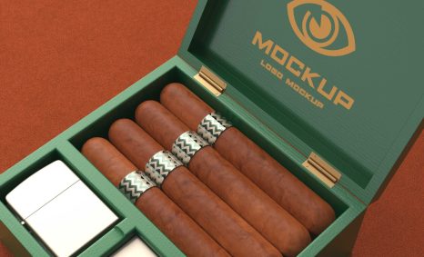 Blaise Green Box Mockup