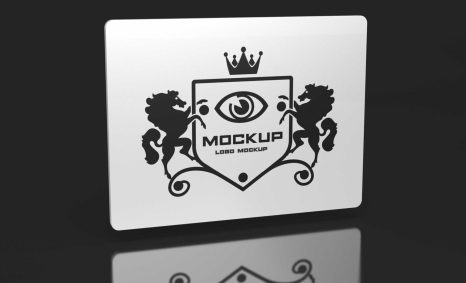 Hi-Tech Fluorescent Logo Mockup