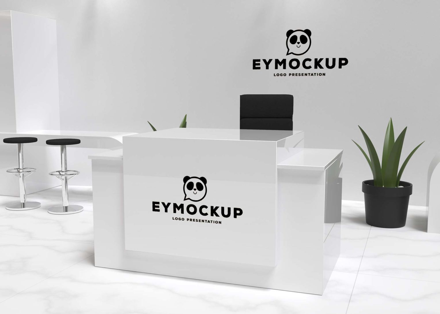 Download Free Desk Logo Mockup 6 Desk Logo Mockup