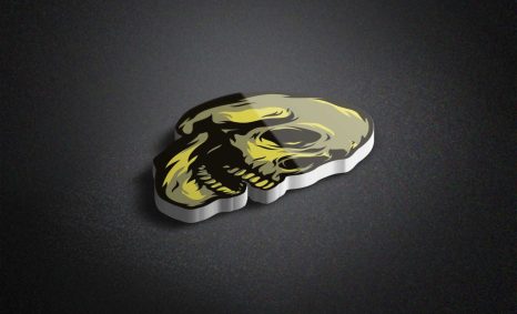 Creative Skull Logo Mockup Designs 14 Skull Logo Mockup