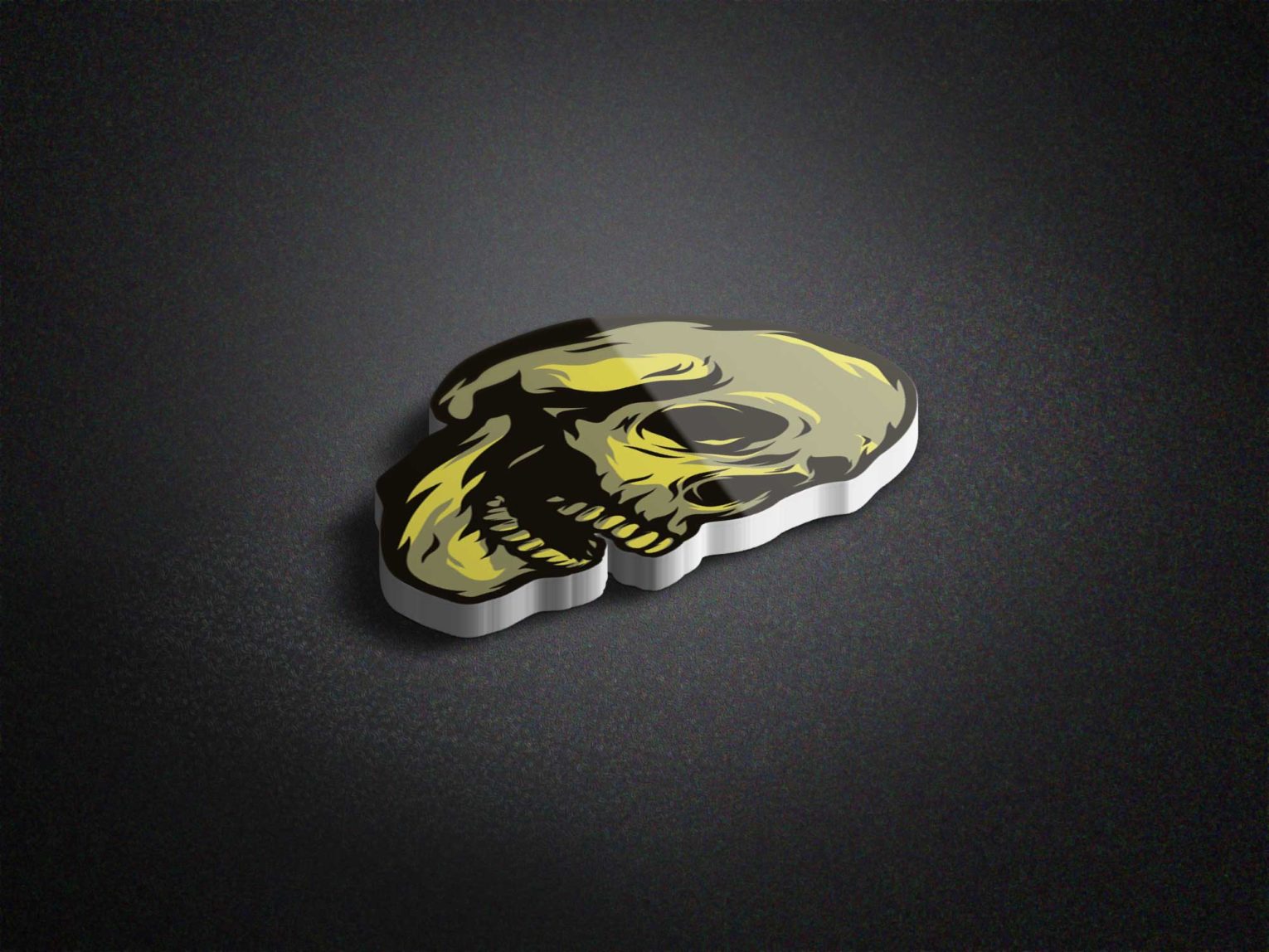 Creative Skull Logo Mockup Designs 2 Skull Logo Mockup