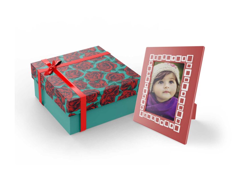 Free PSD Mockups 8 Photo Frame Mockup