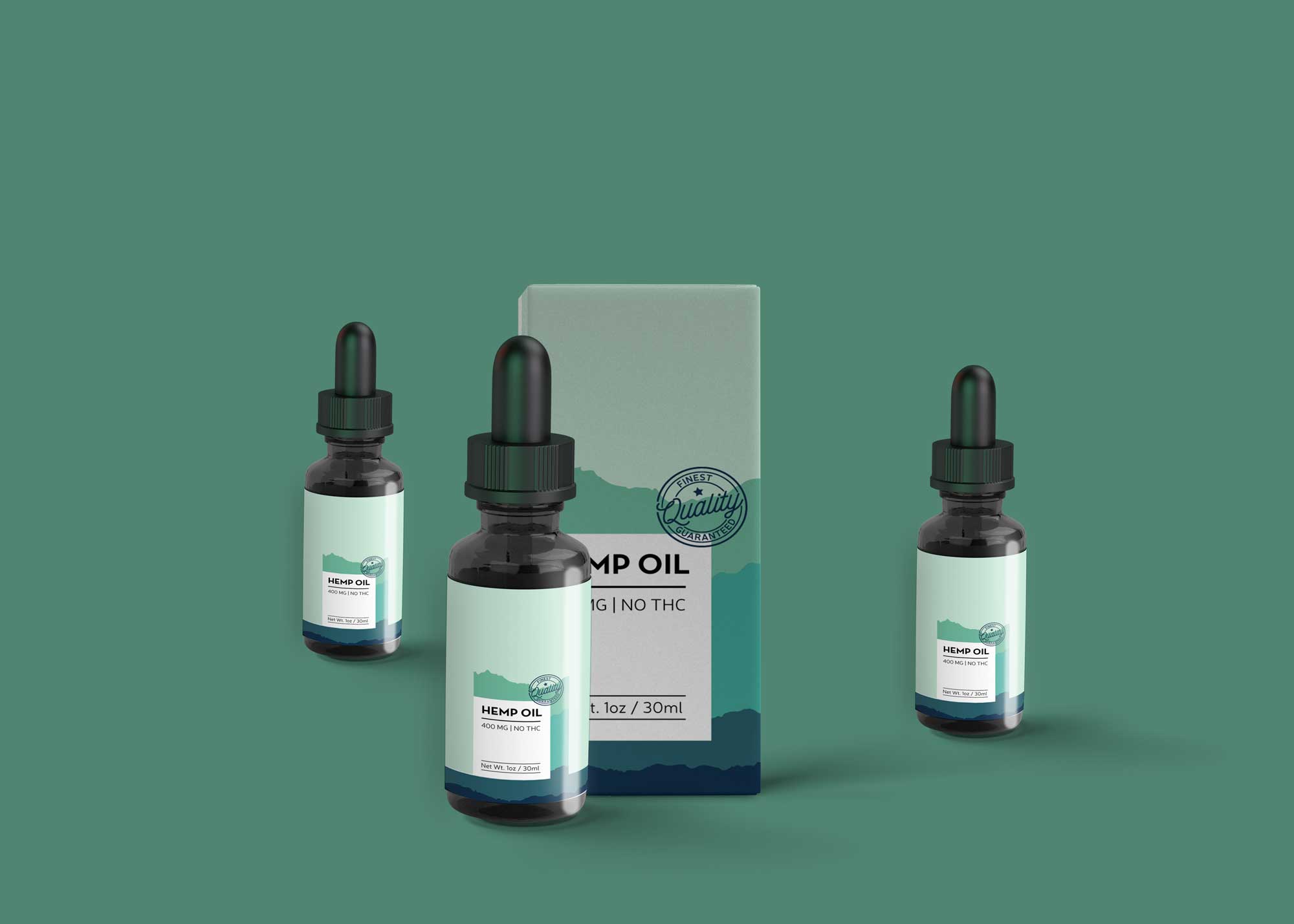 Beauty Essence Bottle Packaging Mockup