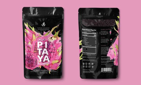 Downloadable Dragon Fruit Pouch Mockup 14 Dragon Fruit Pouch Mockup