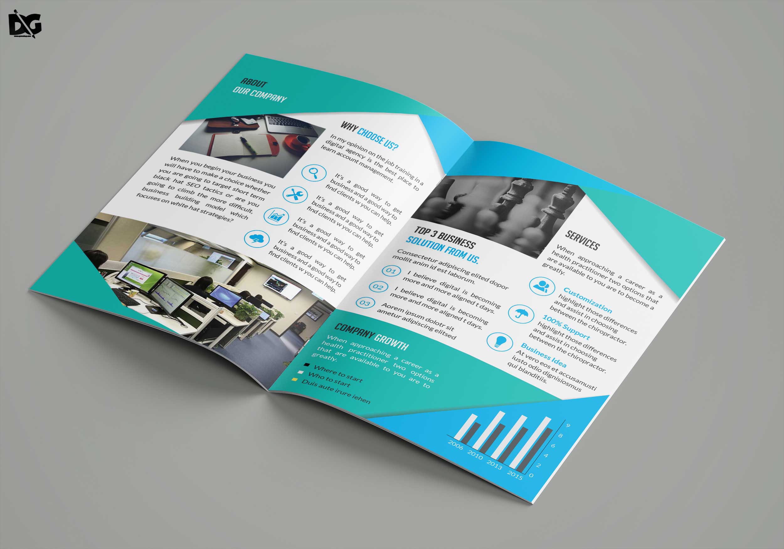 Free Brochure Design Template Download 55 Free Beautiful Clean Brochure Design Tamplate 1
