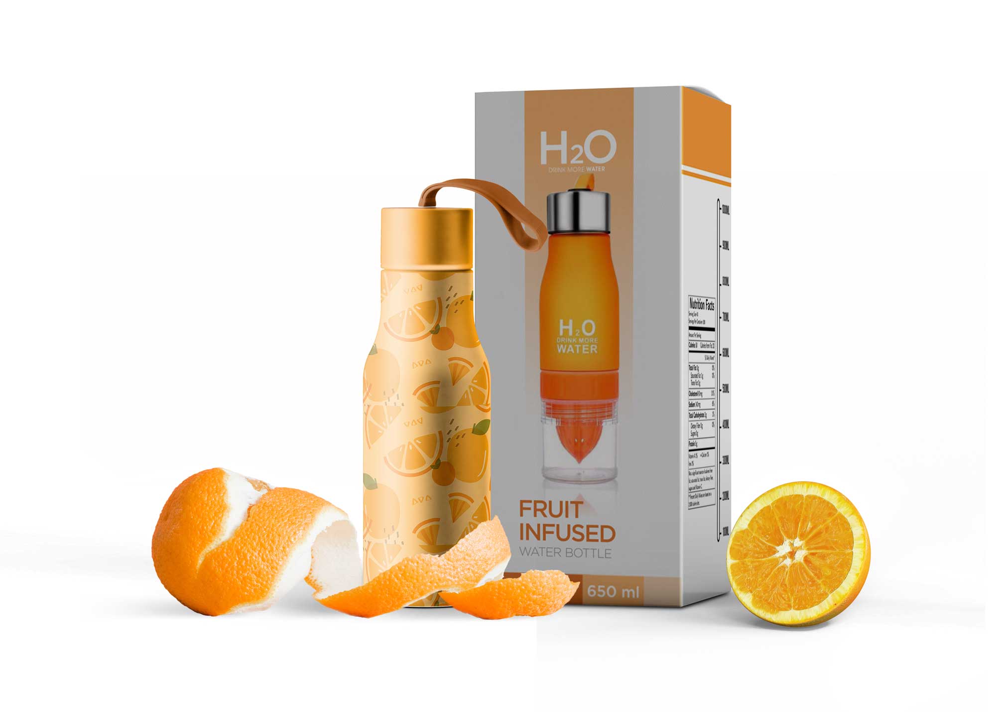 Free H2O Water Bottle Mockup Download 4 H2O Water Bottle Packaging Mockup