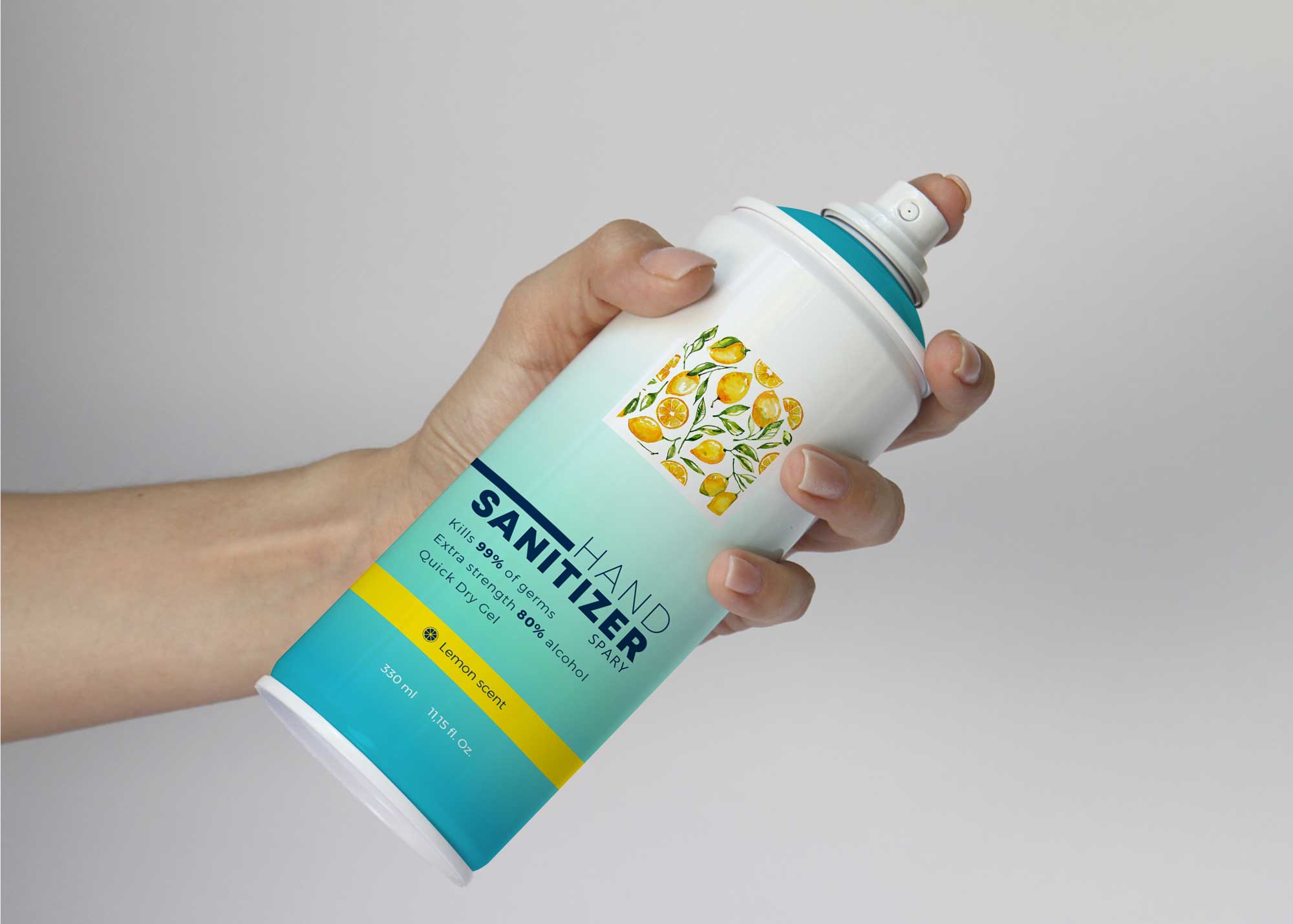 Downloadable Sanitizer Air Spray Mockup 10 Sanitizer Air Spray Mockup