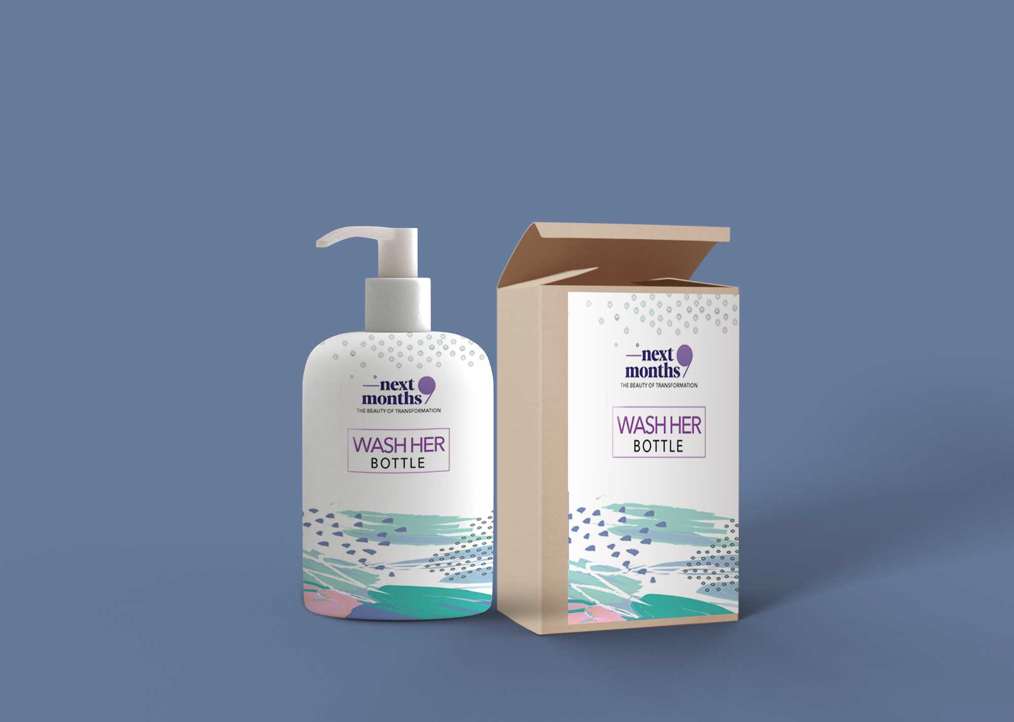 Creative Hair Bottle Mockup Download 3 Wash Hair Bottle Packaging Mockup