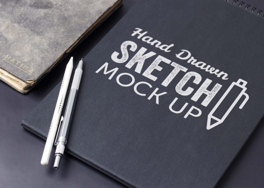Free Clean Cove Drawing Mockup