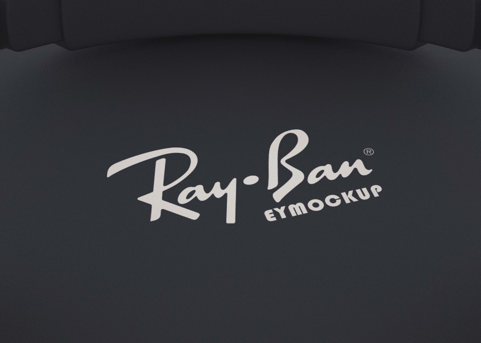 Car Seat Logo Mockup