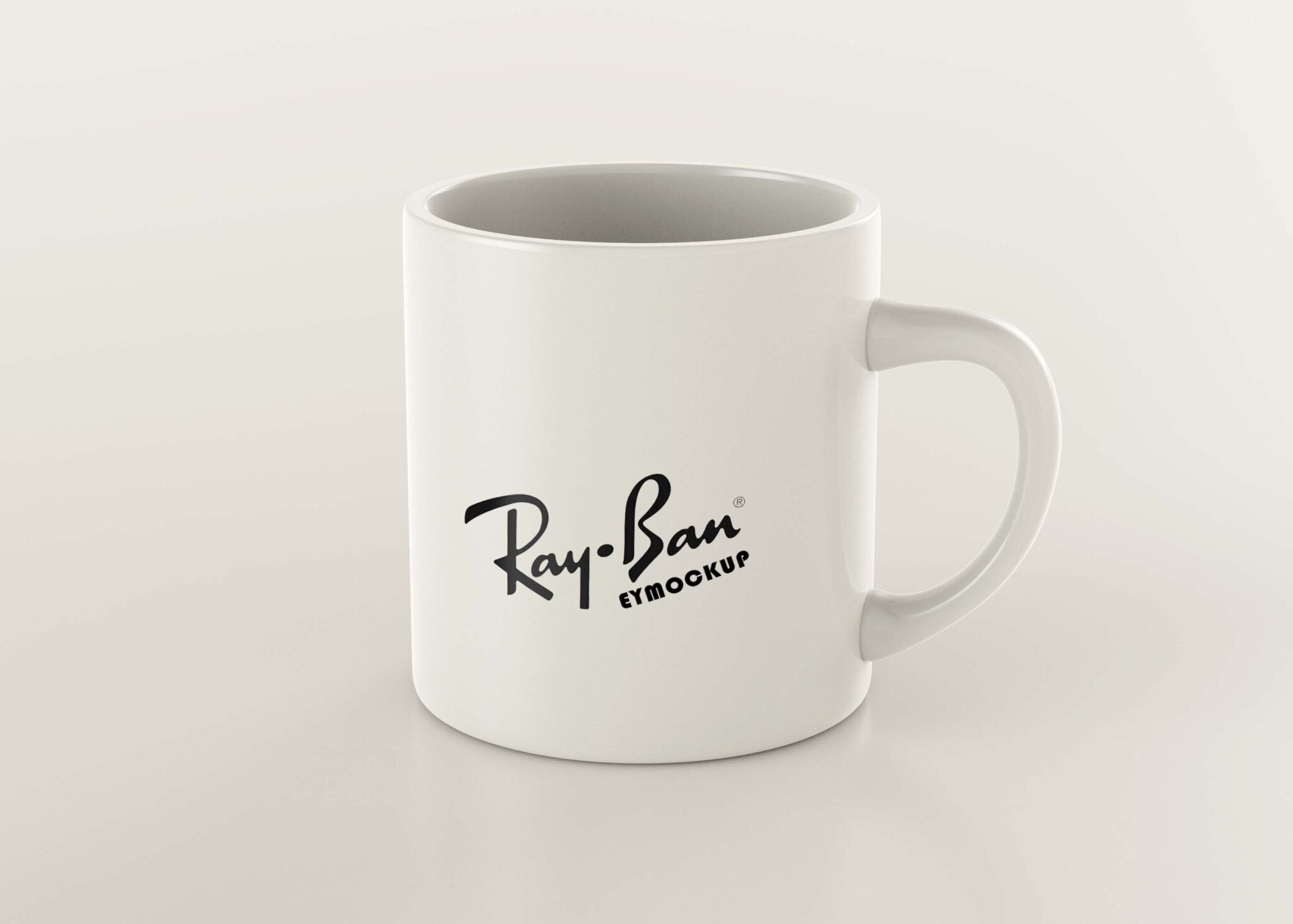 Simple Coffee Mug Logo Mockup