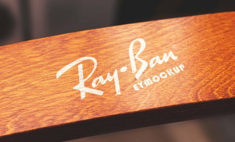 Wood Line Logo Mockup