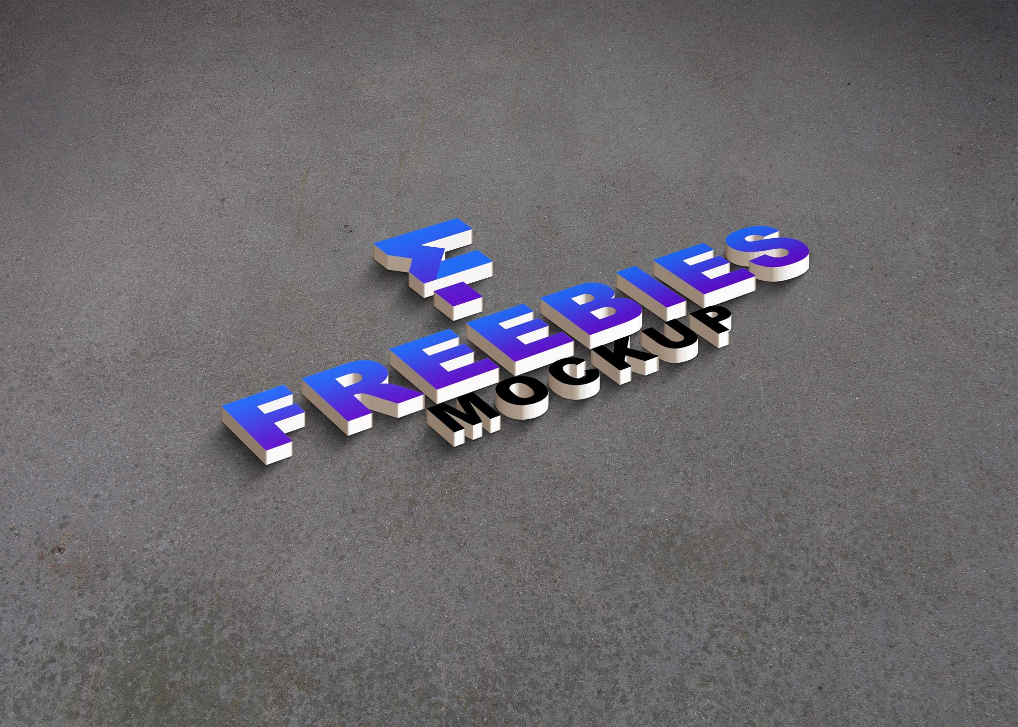 New Simple 3D Logo Mockup 4