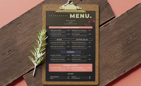Vintage Menu Design Template Download 14 Old Vintage Menu Design Template 1