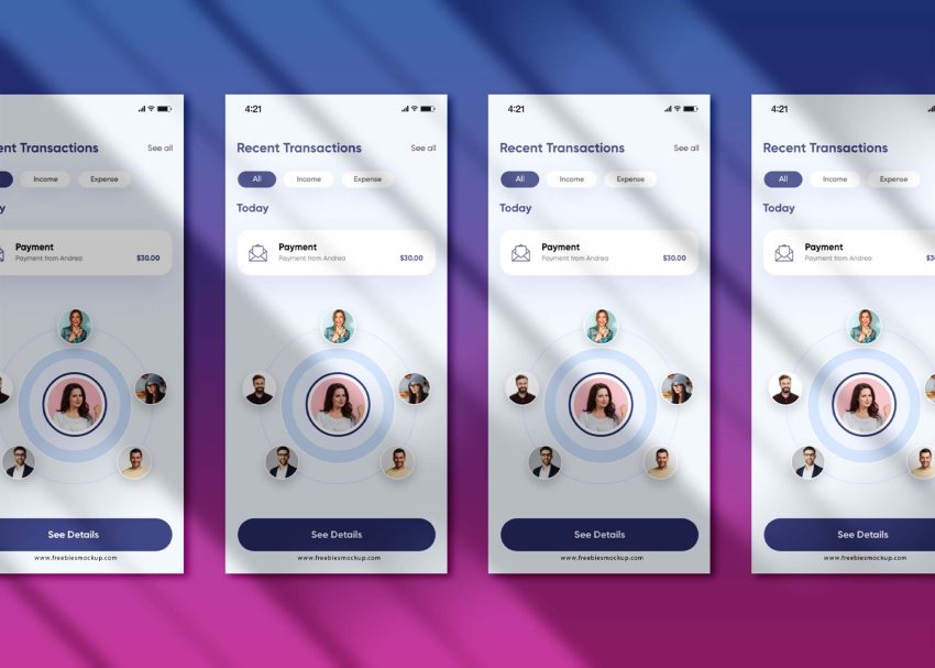 Free iOS App Presentation Mockup