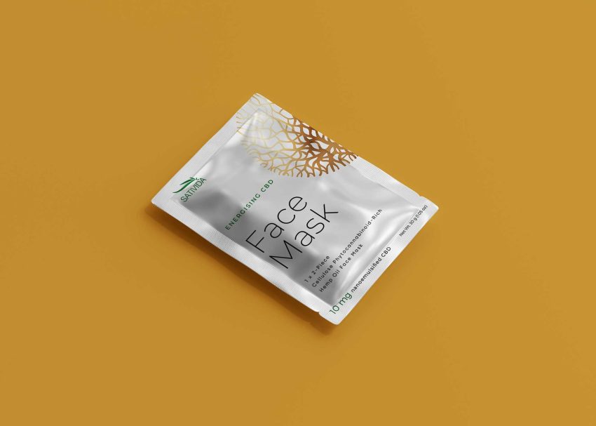 Free PSD Mockups 6 Aluminum Foil Sachet Facial Sheet Mask Mockup 1
