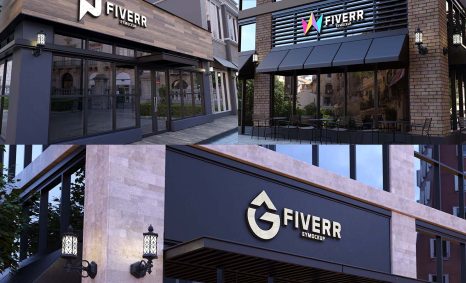 office interior wall Mockup