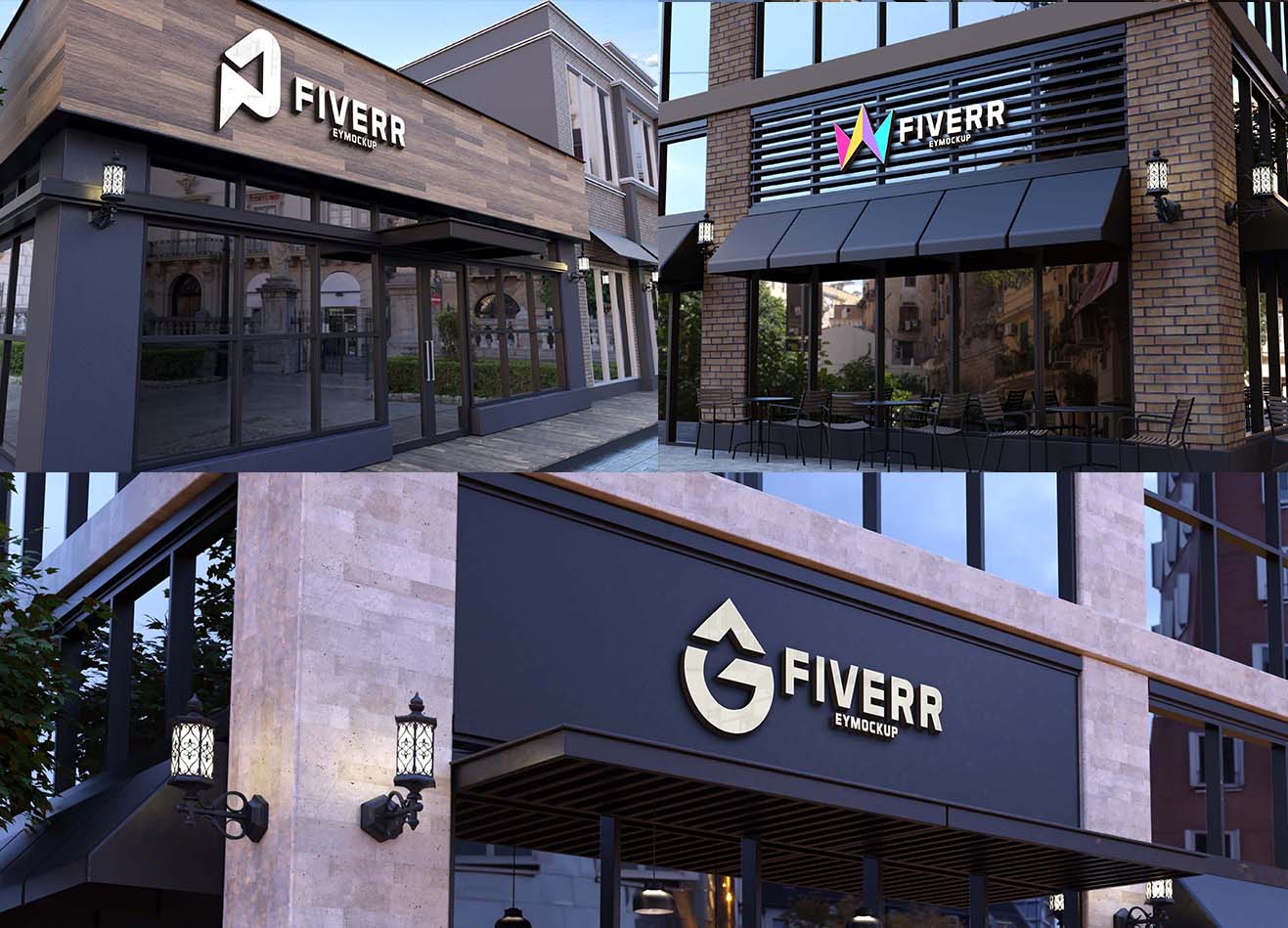 office interior wall Mockup