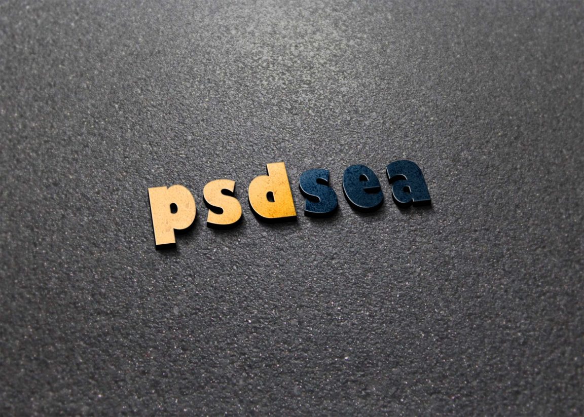 3D Free Mockup on Road