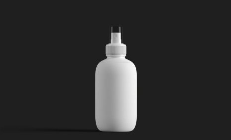 Free Antiseptic Spray Bottle Mockup