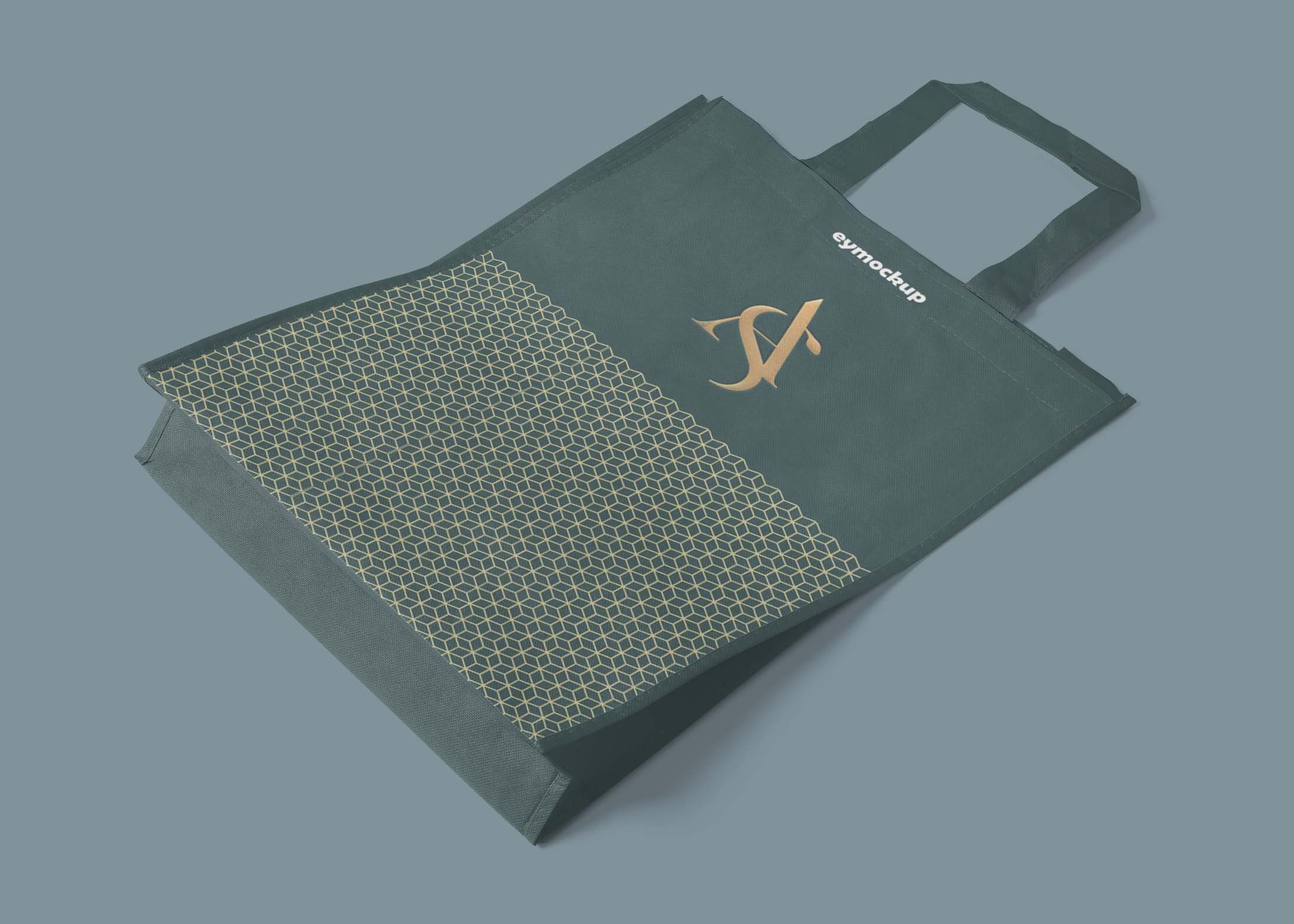 Free Cloth Shopping Bag Mockup