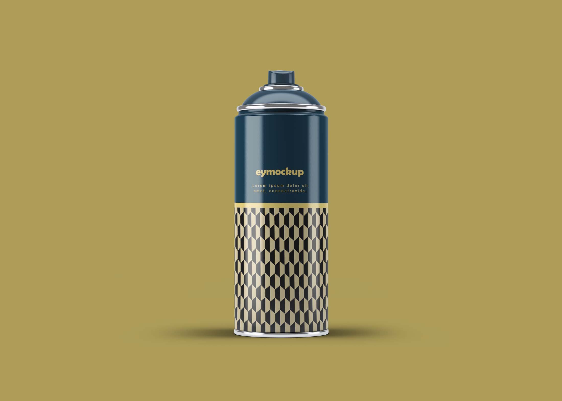 Free Hair Spray Bottle Mockup