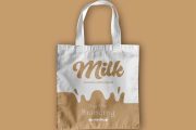 Free Hanging Tote Bag Mockup