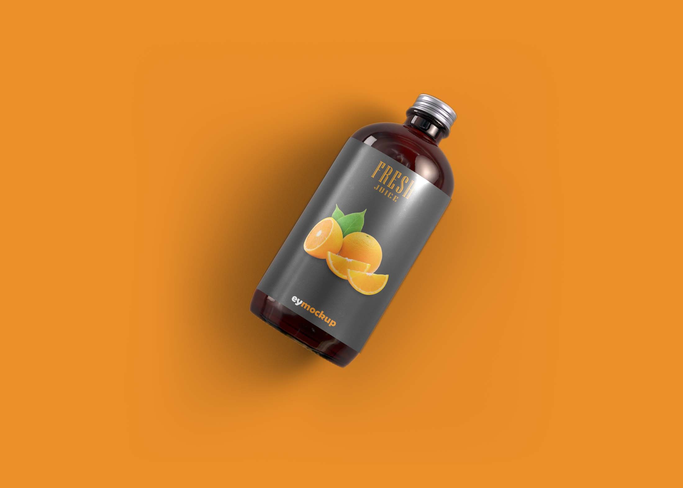 Free Medicine Bottle Mockup