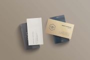 Free Modern Business Card Mockup