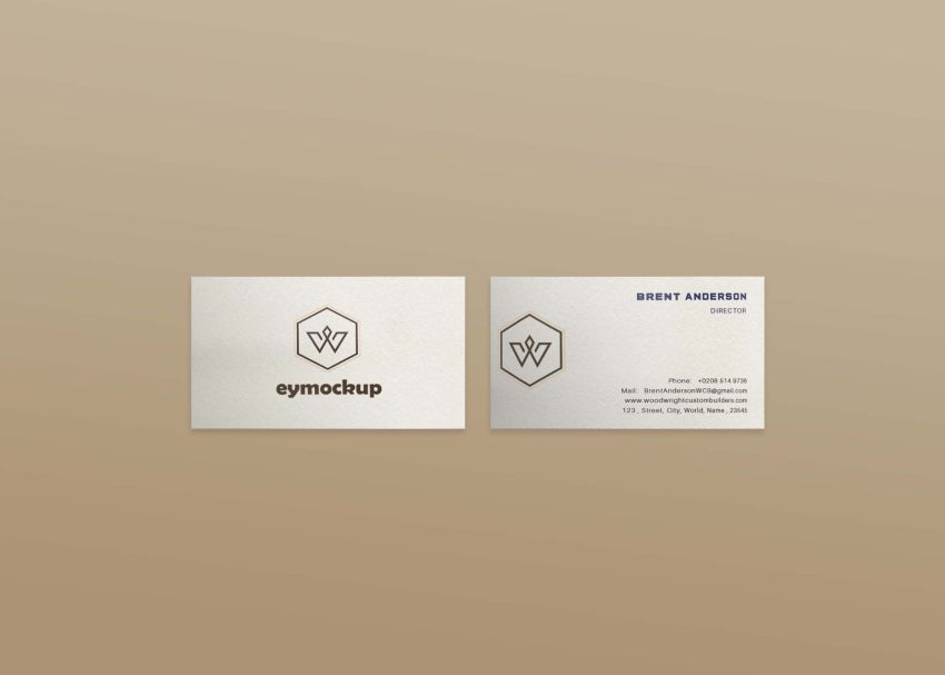 Free PSD Mockups 4 Free PSD Download Business Card Mockup