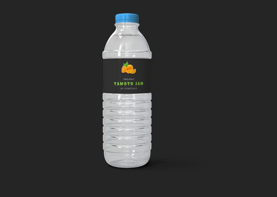 Free PSD Water Bottle Mockup