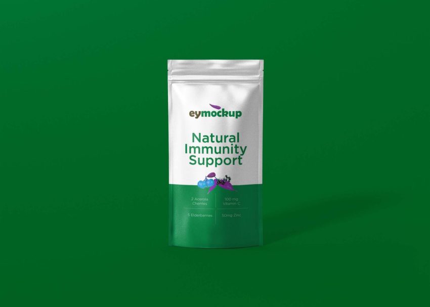 Free Photoshop Pouch PSD Mockup