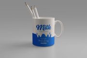 Free Pencil Mug Mockup