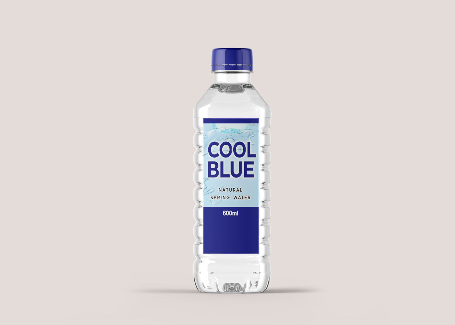 Free Realistic Bottle Mockup