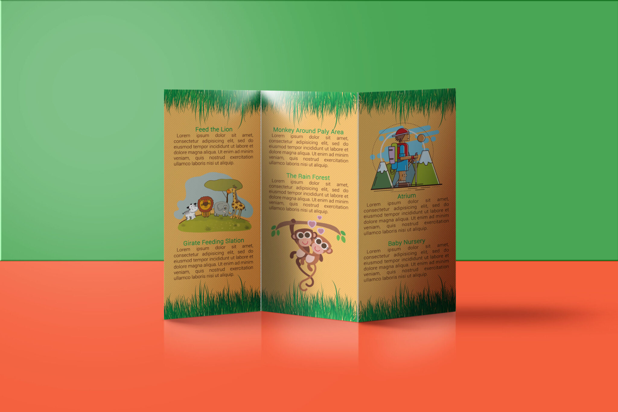 Tri fold Brochure Mockup Template PSD scaled 1