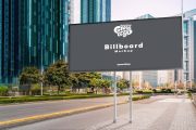 Free Advertising Billboard Mockup Template
