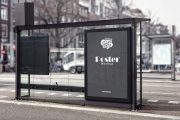 Free Bus Stop Poster Mockup