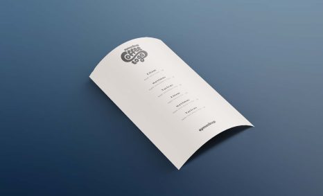 Download Free Curved DL Flyer Mockup 15 Free Curved DL Flyer Mockup