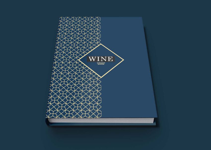 Free Download PSD Book Cover Mockup