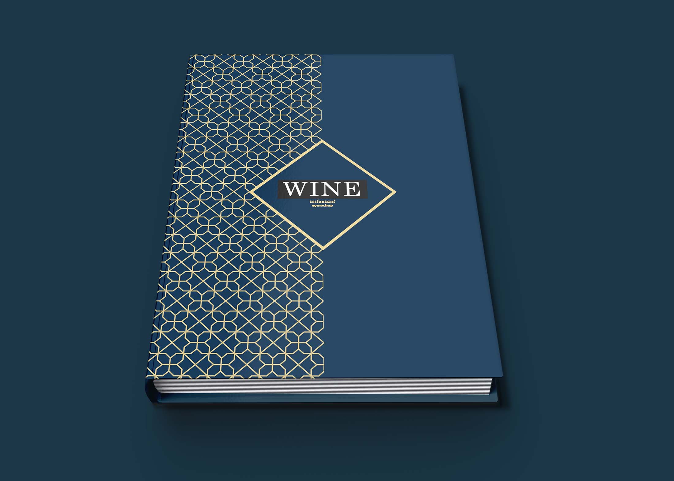 Free Download PSD Book Cover Mockup