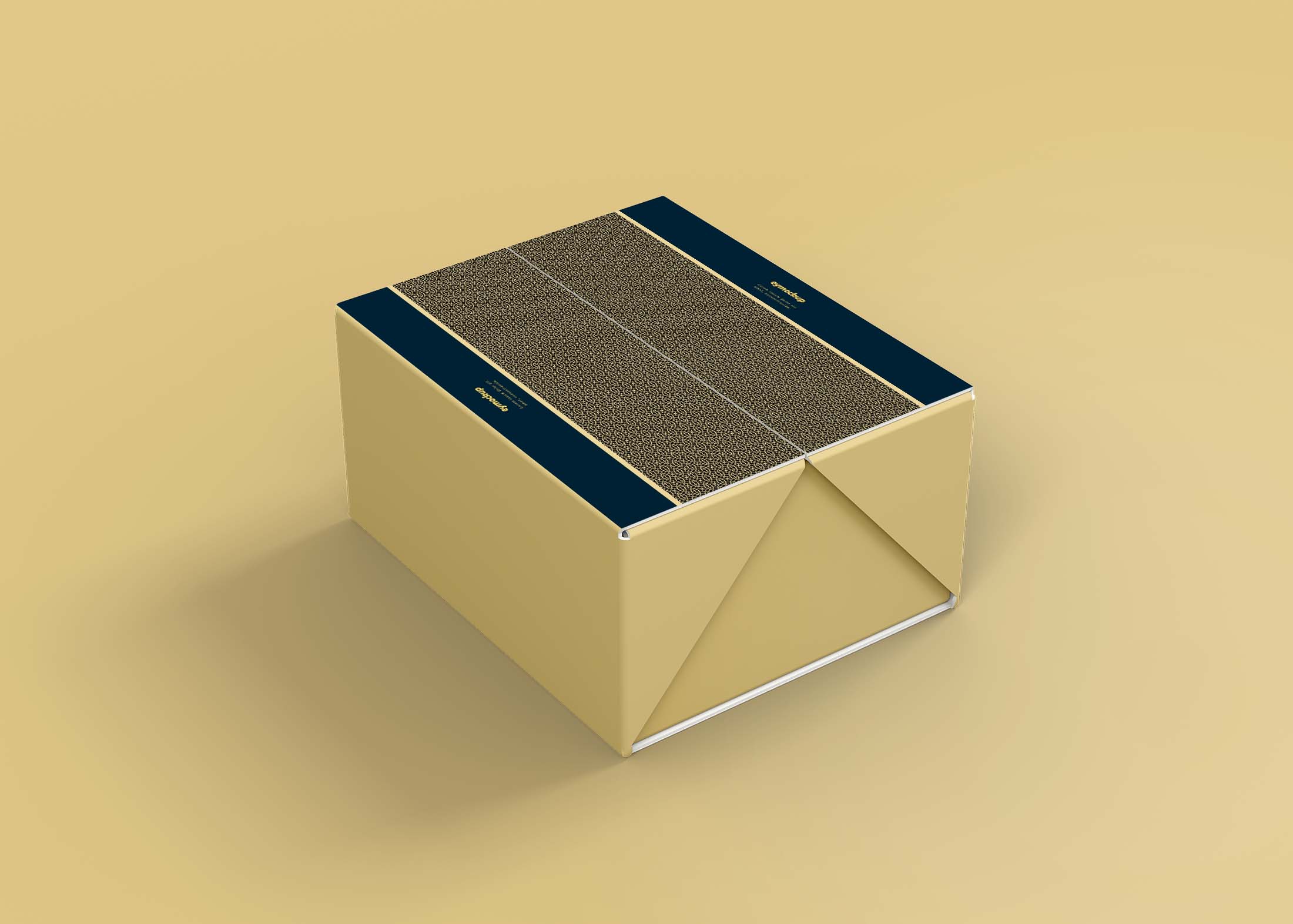 Free Foldable Box Packaging Mockup 1