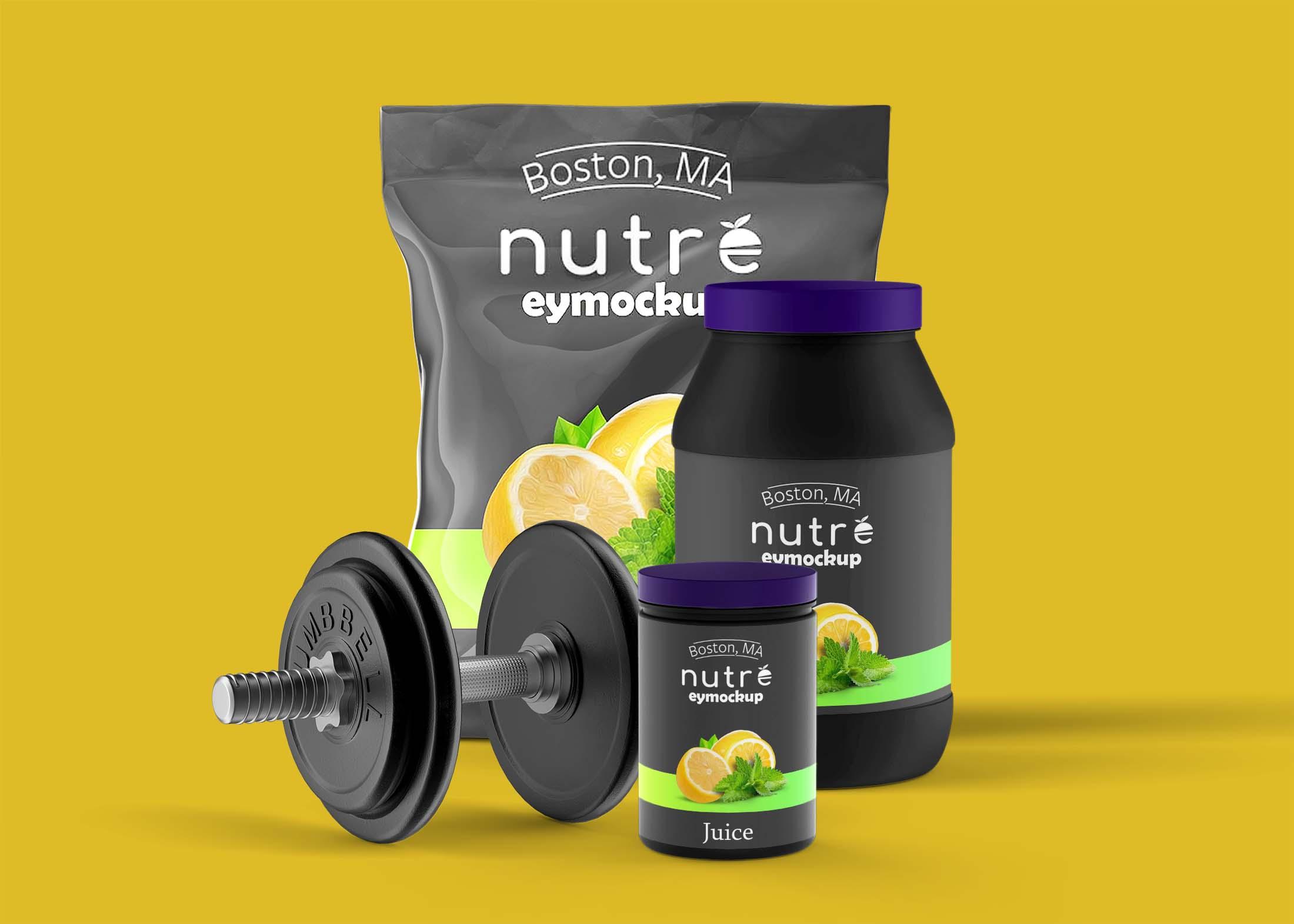 Free GYM Branding Mockup