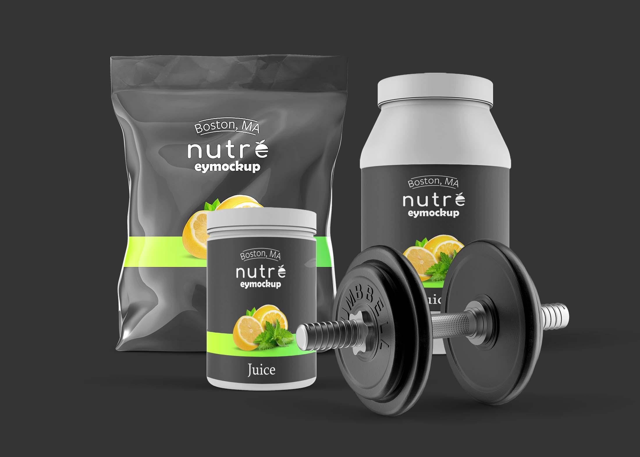 Free GYM Scene Mockup