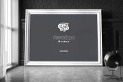Free Horizontal Frame Poster Mockup